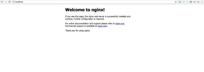 Welcome to nginx