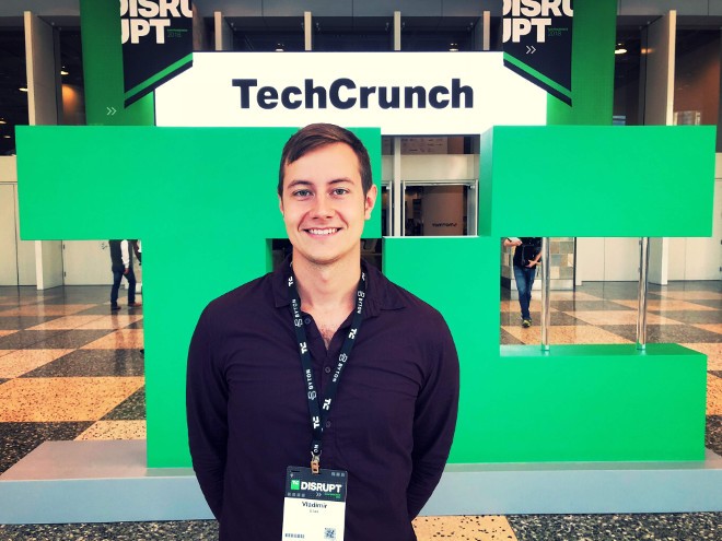 Vlado Eliáš na TechCrunch Disrupt SF 2018