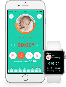 Printscreen aplikace Annie Baby Monitor